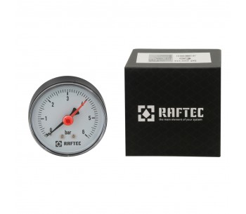 Манометр аксіальний 6 bar 1/4" RAPS663 Манометр аксіальний 6 bar 1/4" RAPS663
