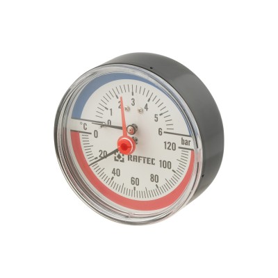 Термоманометр аксіальний 6 bar 1/2" RATM680