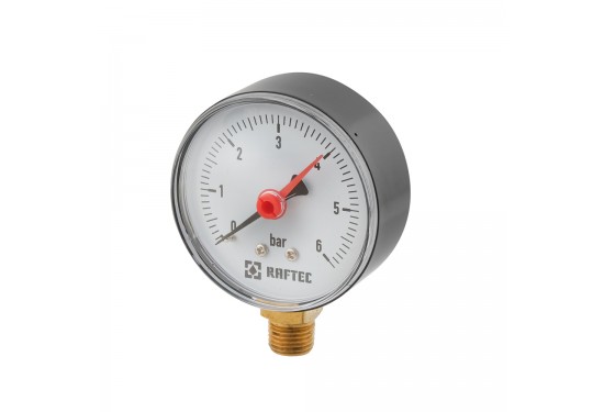 Манометр радіальний 6 bar 1/4" RRPS663 Манометр радіальний 6 bar 1/4" RRPS663