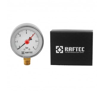 Манометр радіальний 6 bar 1/4" RRPS663 Манометр радіальний 6 bar 1/4" RRPS663