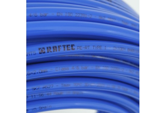 Труба PE-RT RAFTEC з кисневим бар'єром Blue RPERT16200-16600