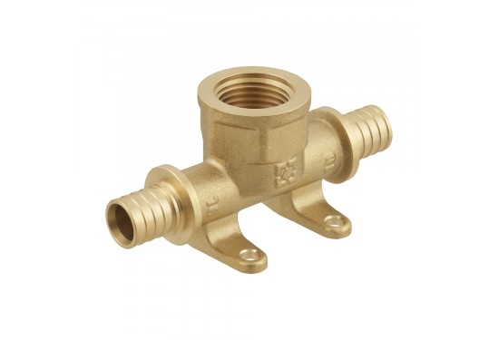 Трійник настінний з внутрішнім різьбленням DWPT160116-DWPT200220