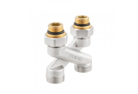 Вузол нижнього підключення радіатора перехресний HRKX 11