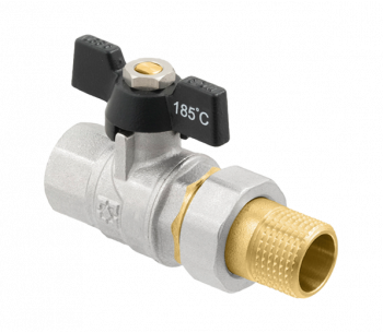 Кран кульовий RAFTEC BLACK з розбір. з'єднанням DRBS1-6 Кран кульовий RAFTEC BLACK з розбір. з'єднанням DRBS1-6