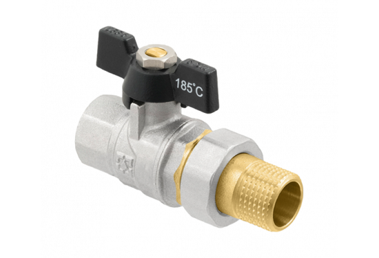 Кран кульовий RAFTEC BLACK з розбір. з'єднанням DRBS1-6 Кран кульовий RAFTEC BLACK з розбір. з'єднанням DRBS1-6