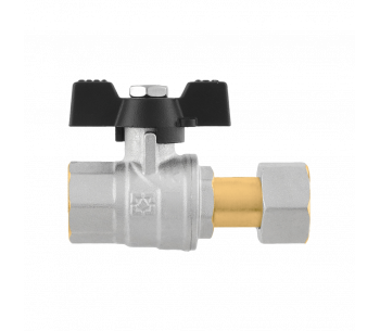 Кран кульовий прямий RAFTEC BLACK з розбір. з'єднанням PRB1-2 Кран кульовий прямий RAFTEC BLACK з розбір. з'єднанням PRB1-2