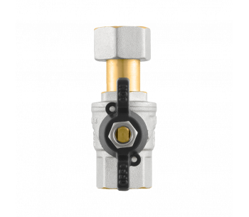 Кран кульовий прямий RAFTEC BLACK з розбір. з'єднанням PRB1-2 Кран кульовий прямий RAFTEC BLACK з розбір. з'єднанням PRB1-2