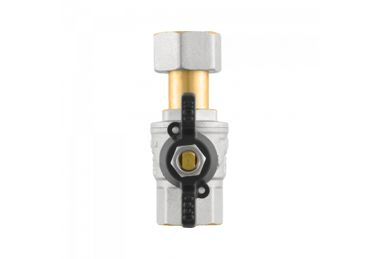 Кран кульовий прямий RAFTEC BLACK з розбір. з'єднанням PRB1-2 Кран кульовий прямий RAFTEC BLACK з розбір. з'єднанням PRB1-2