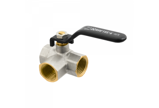 Кран кульовий триходовий TDRH01-03