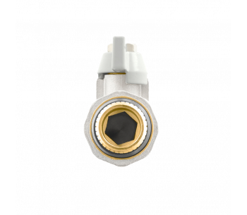 Кран кульовий прямий з розбірним з'єднанням та антипротіканням RAFTEC WRB1-3