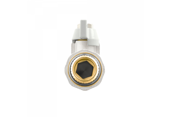 Кран кульовий прямий з розбірним з'єднанням та антипротіканням RAFTEC WRB1-3