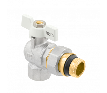 Кран кульовий кутовий з розбірним з'єднанням та антипротіканням RAFTEC WRBS1-3 Кран кульовий кутовий з розбірним з'єднанням та антипротіканням RAFTEC WRBS1-3