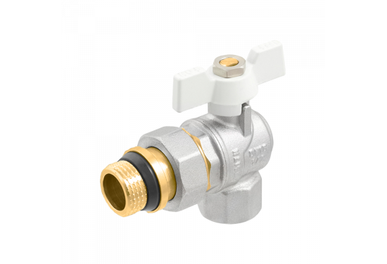 Кран кульовий кутовий з розбірним з'єднанням та антипротіканням RAFTEC WRBS1-3 Кран кульовий кутовий з розбірним з'єднанням та антипротіканням RAFTEC WRBS1-3